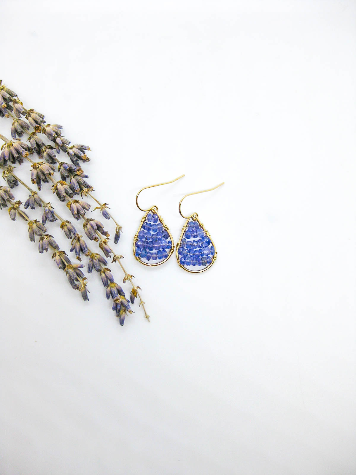 Cassia: Tanzanite Earrings