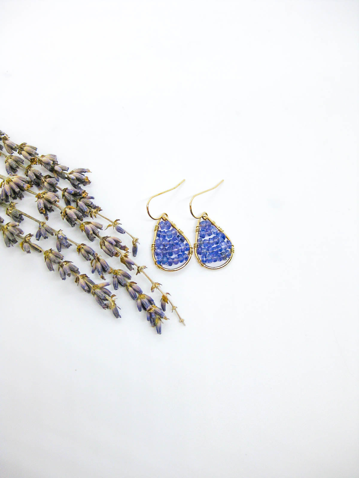 Cassia: Tanzanite Earrings