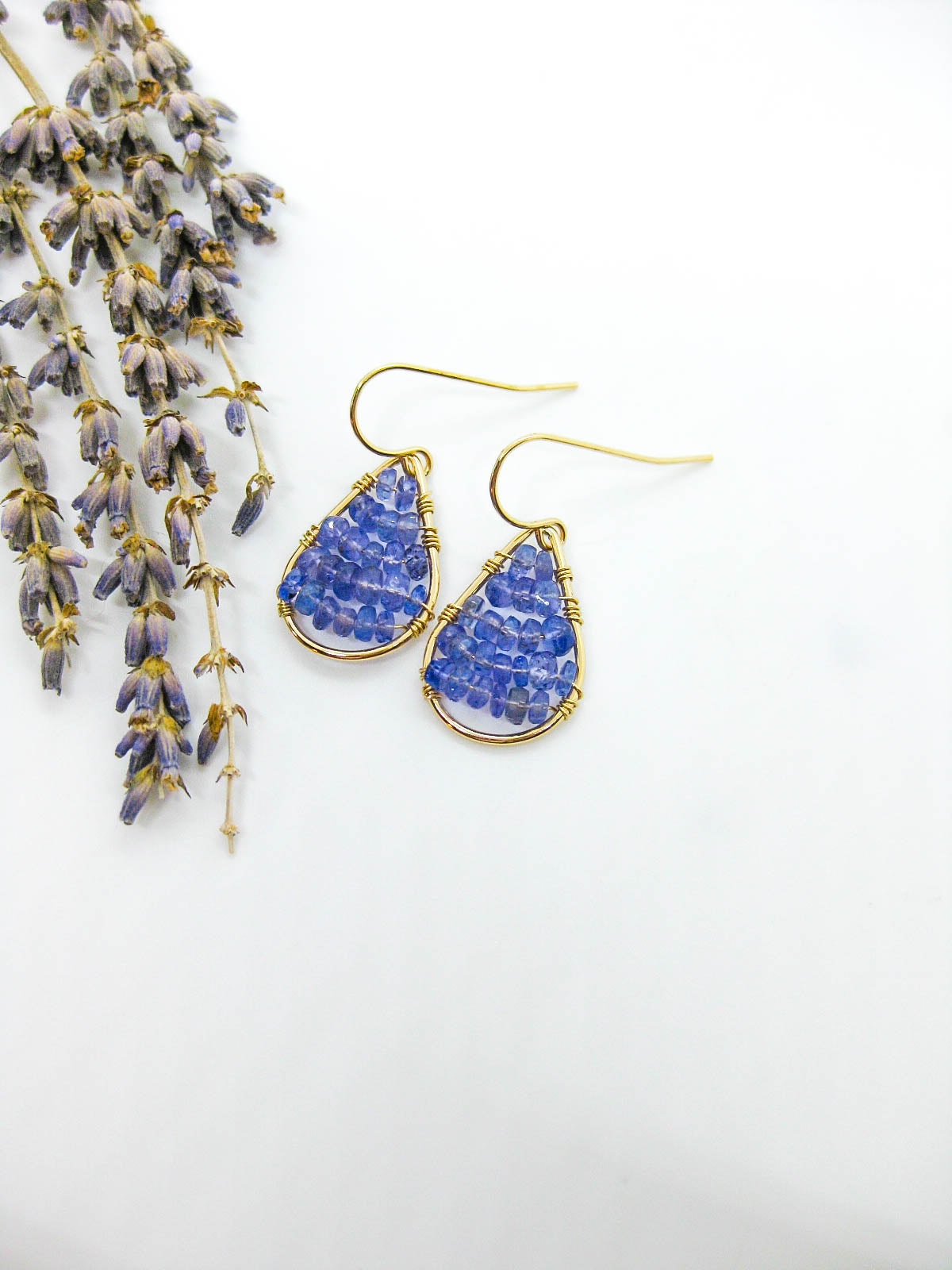 Cassia: Tanzanite Earrings