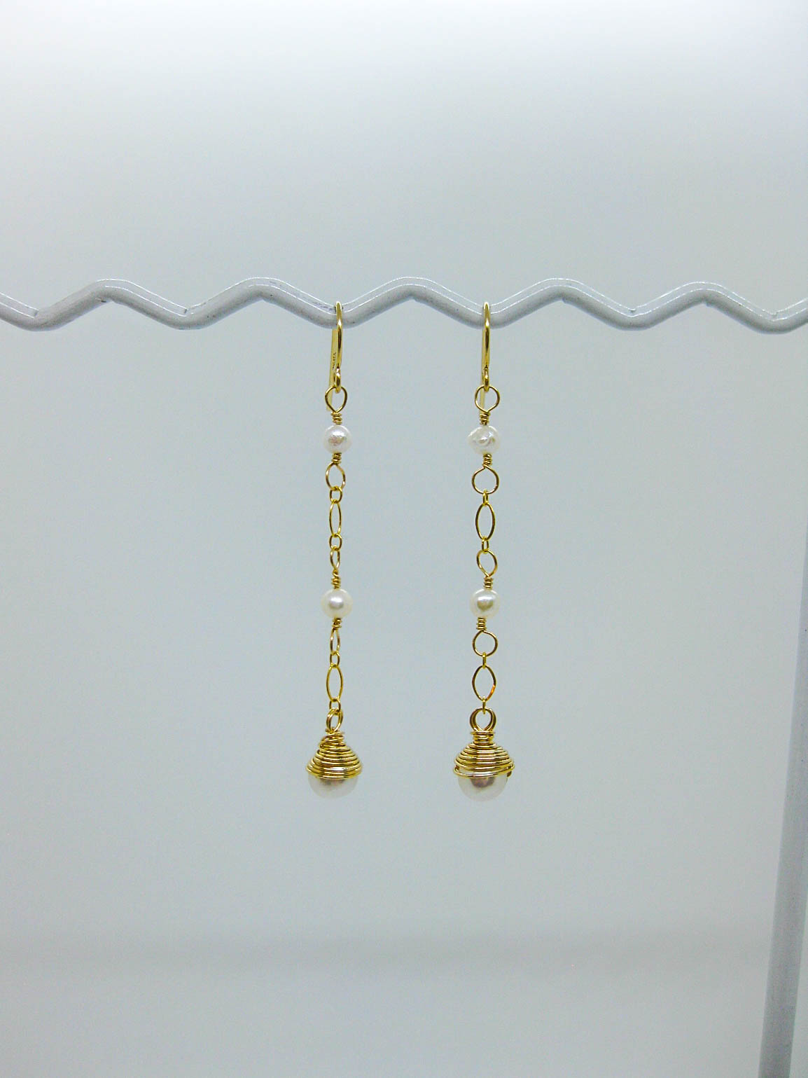 Daffodil: Pearl Earrings