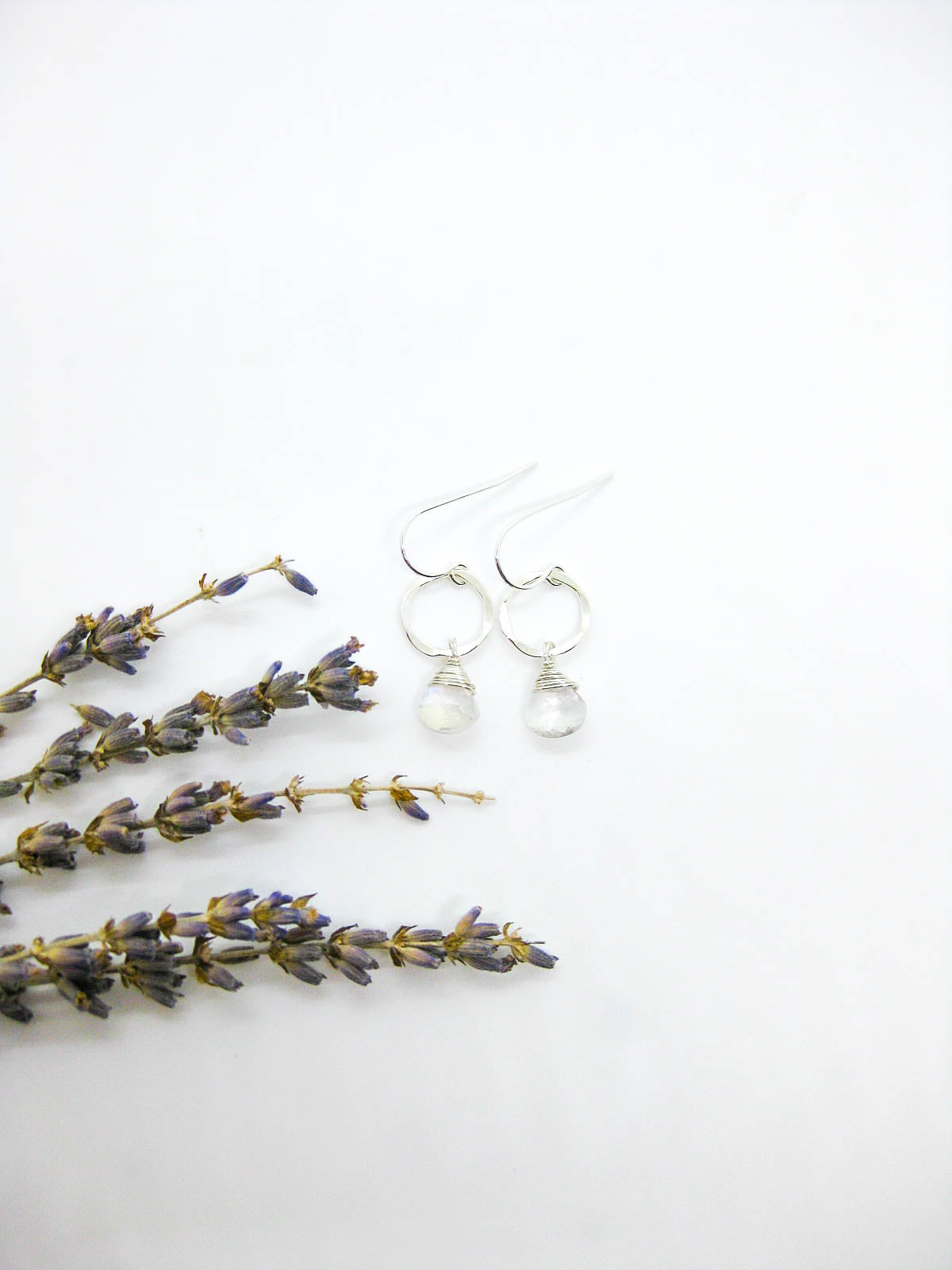 Daisy: Moonstone Earrings