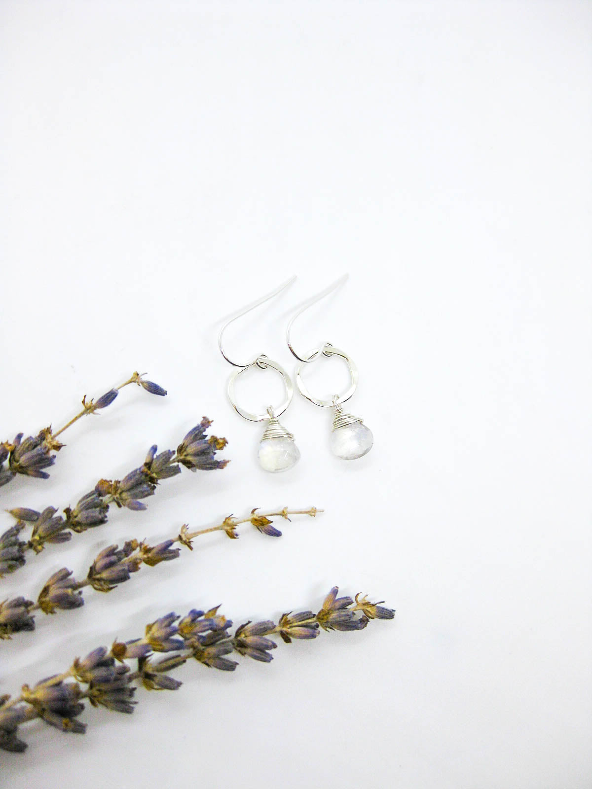 Daisy: Moonstone Earrings
