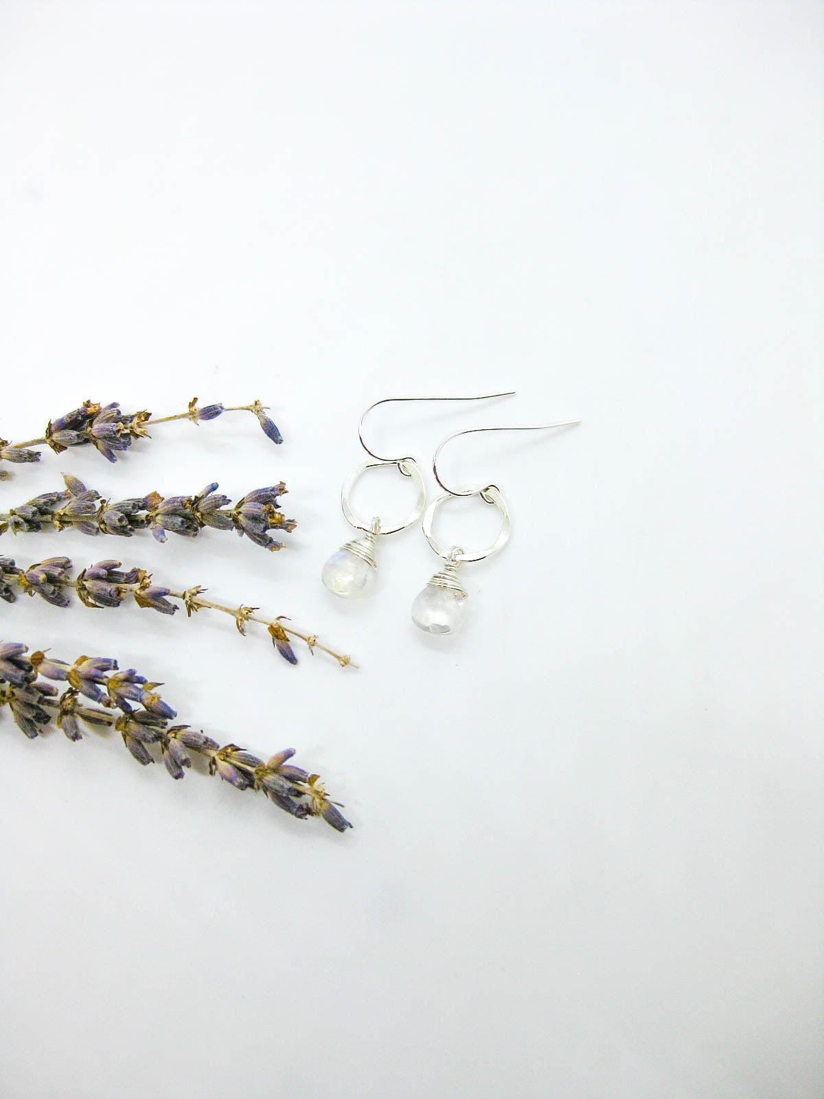 Daisy: Moonstone Earrings