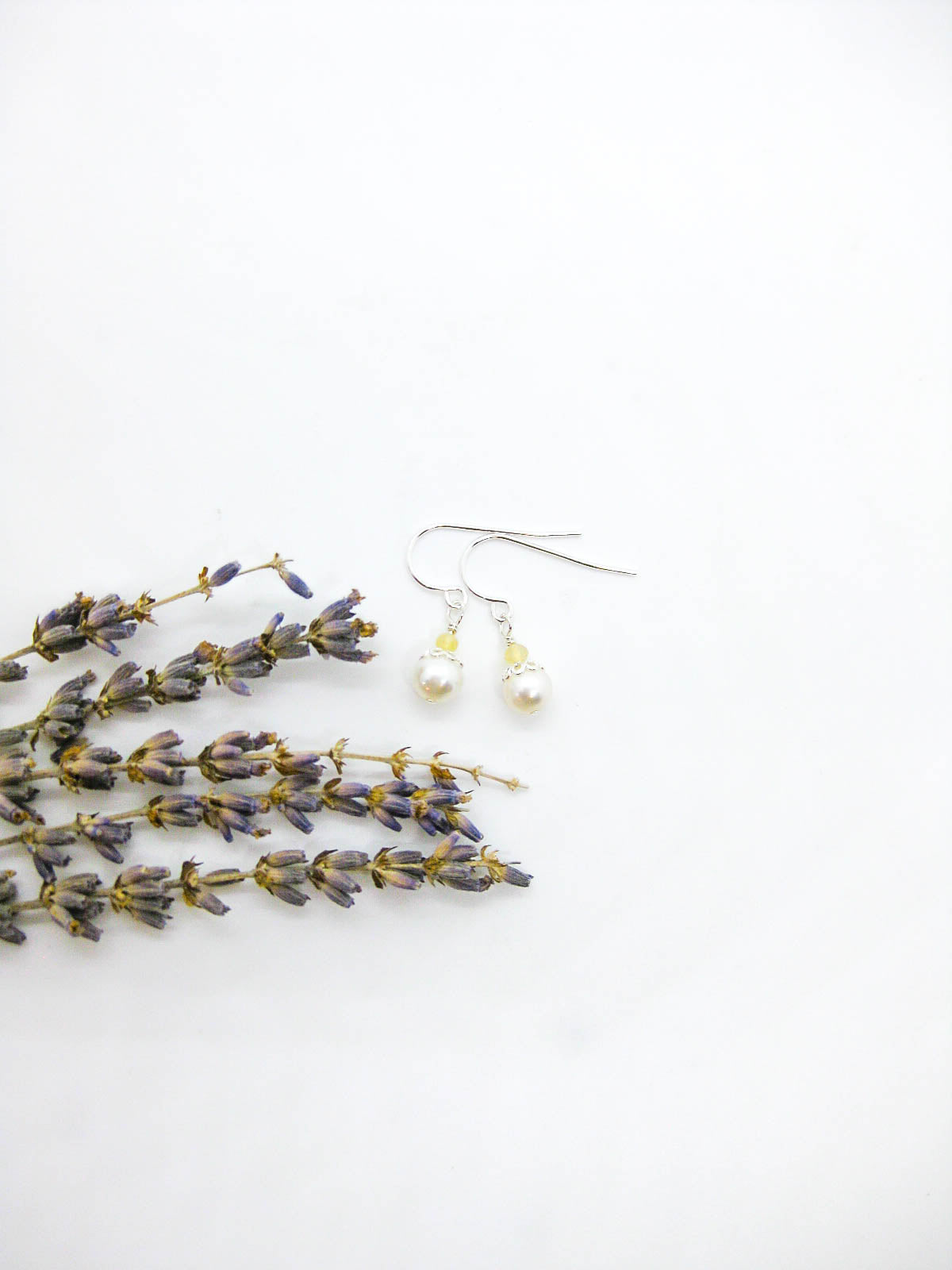 Heather: Opal Pearl Earrings