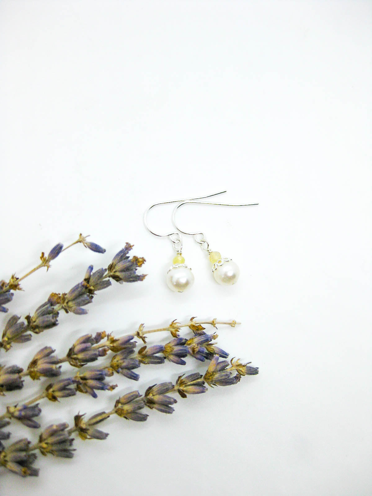 Heather: Opal Pearl Earrings