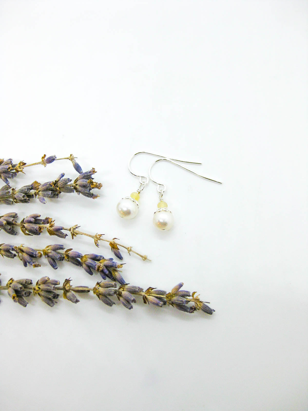 Heather: Opal Pearl Earrings