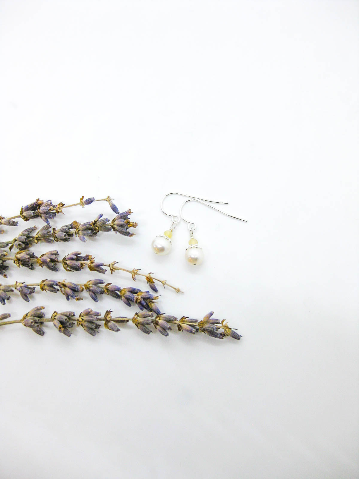 Heather: Opal Pearl Earrings