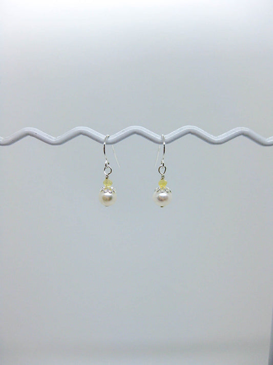 Heather: Opal Pearl Earrings