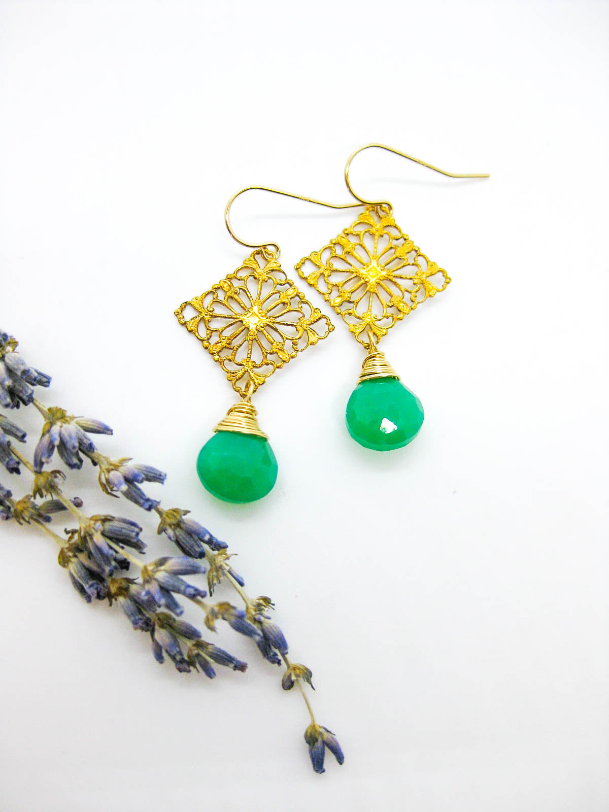 Lotus Earrings