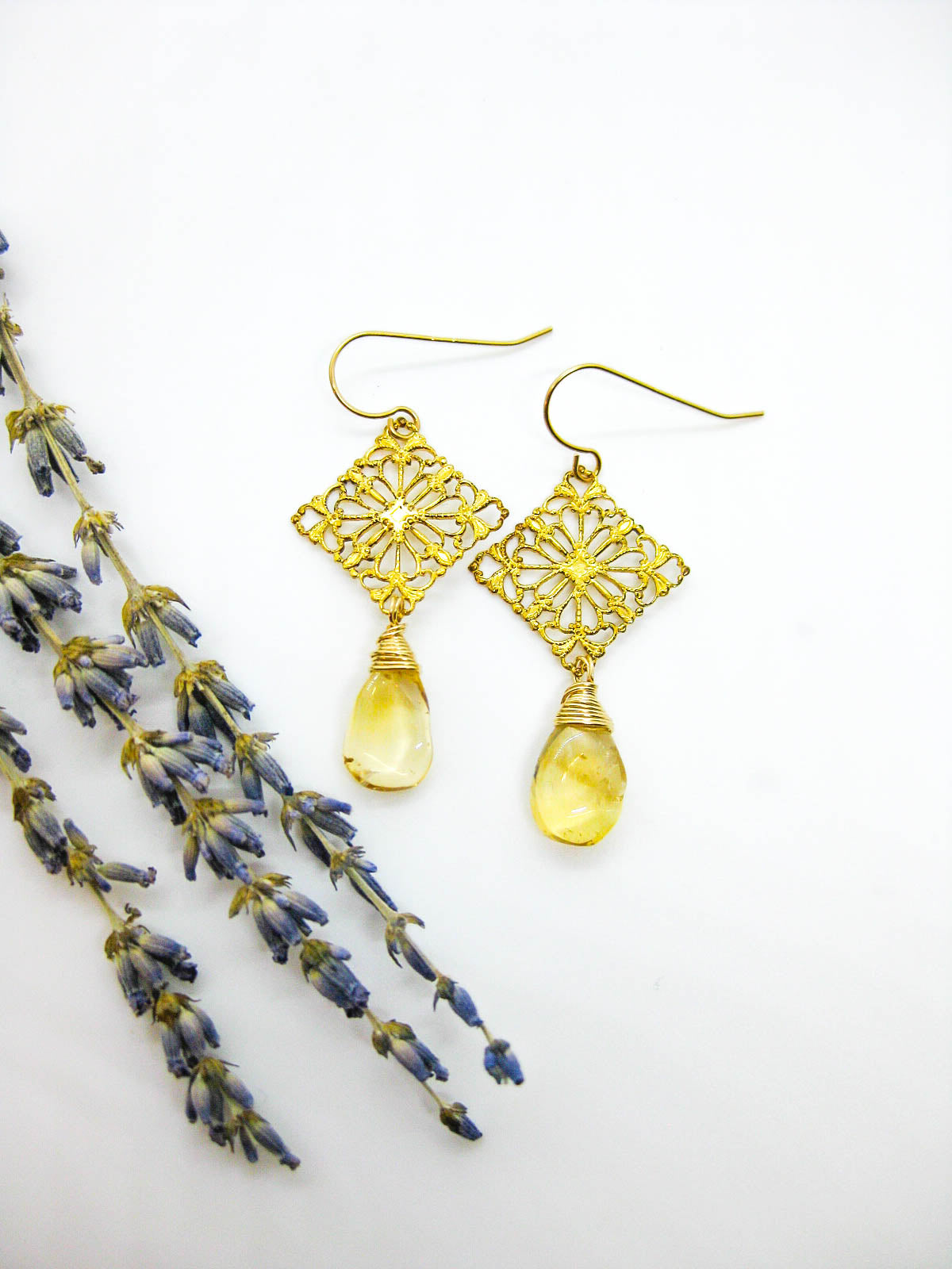Lotus Earrings
