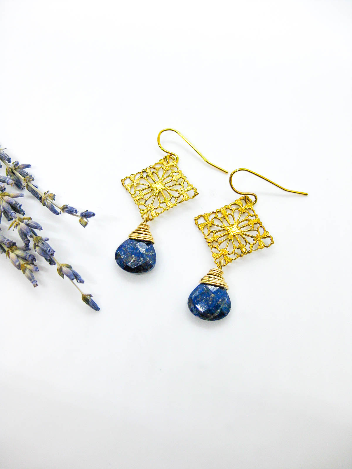 Lotus Earrings