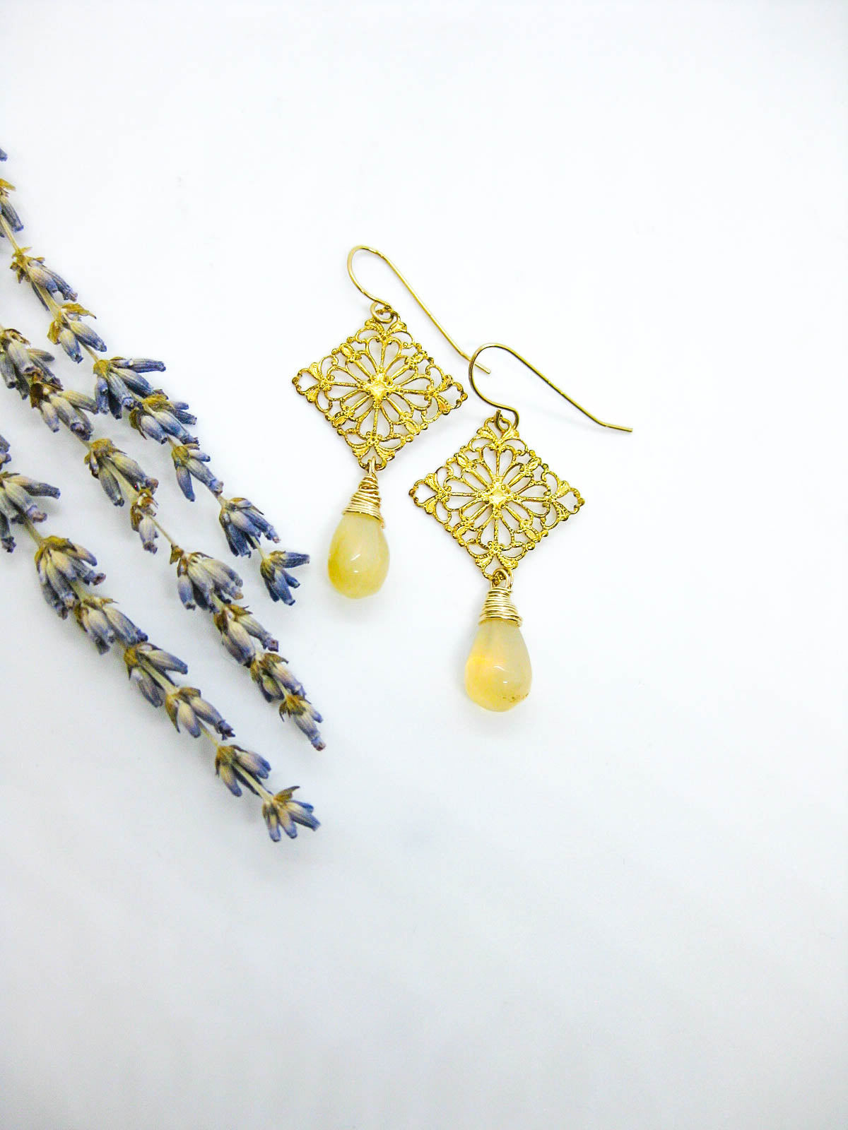 Lotus Earrings