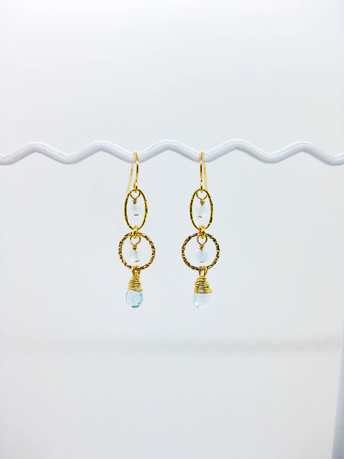 Myrtle: Aquamarine Earrings