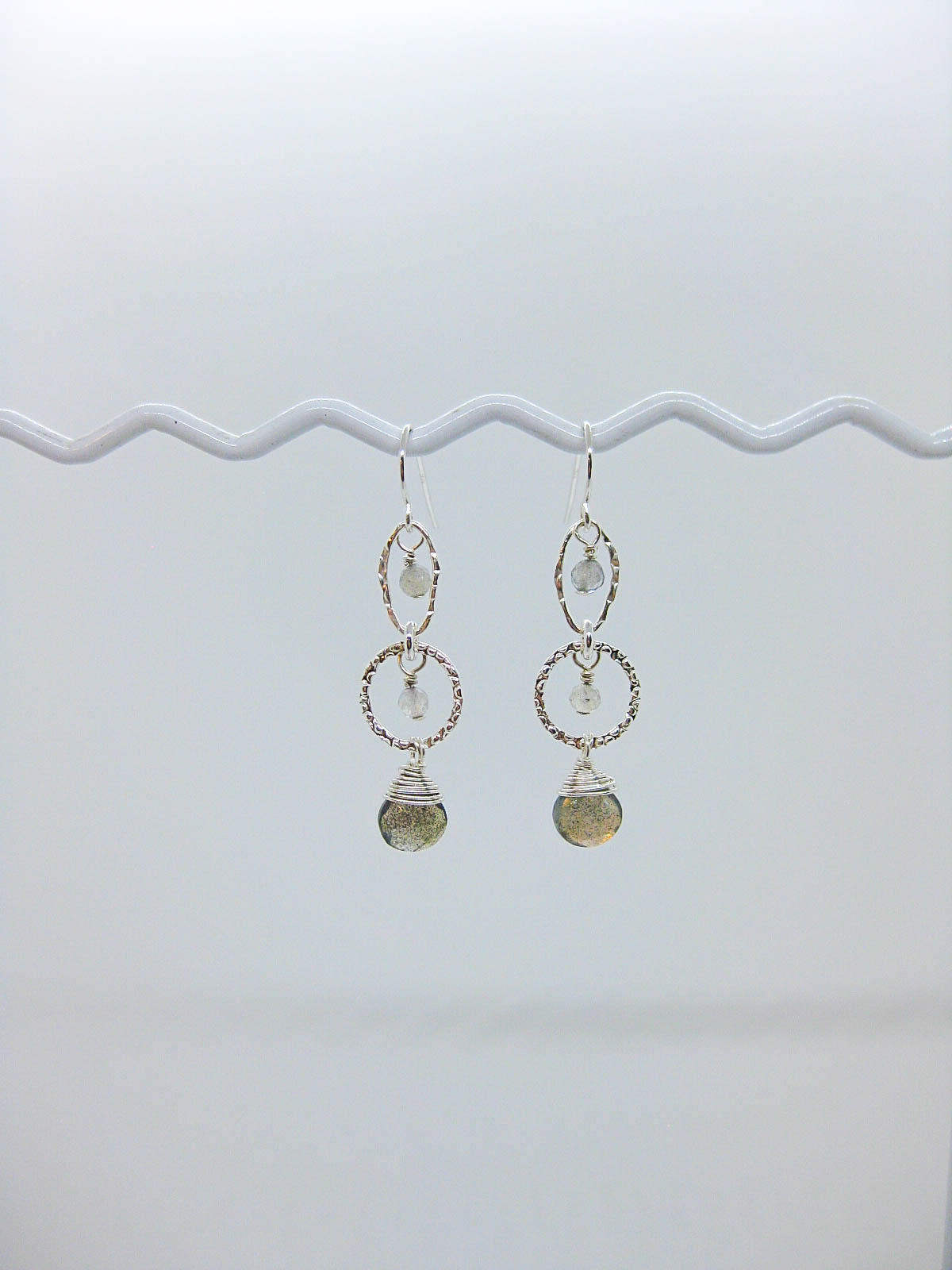 Myrtle: Labradorite Earrings