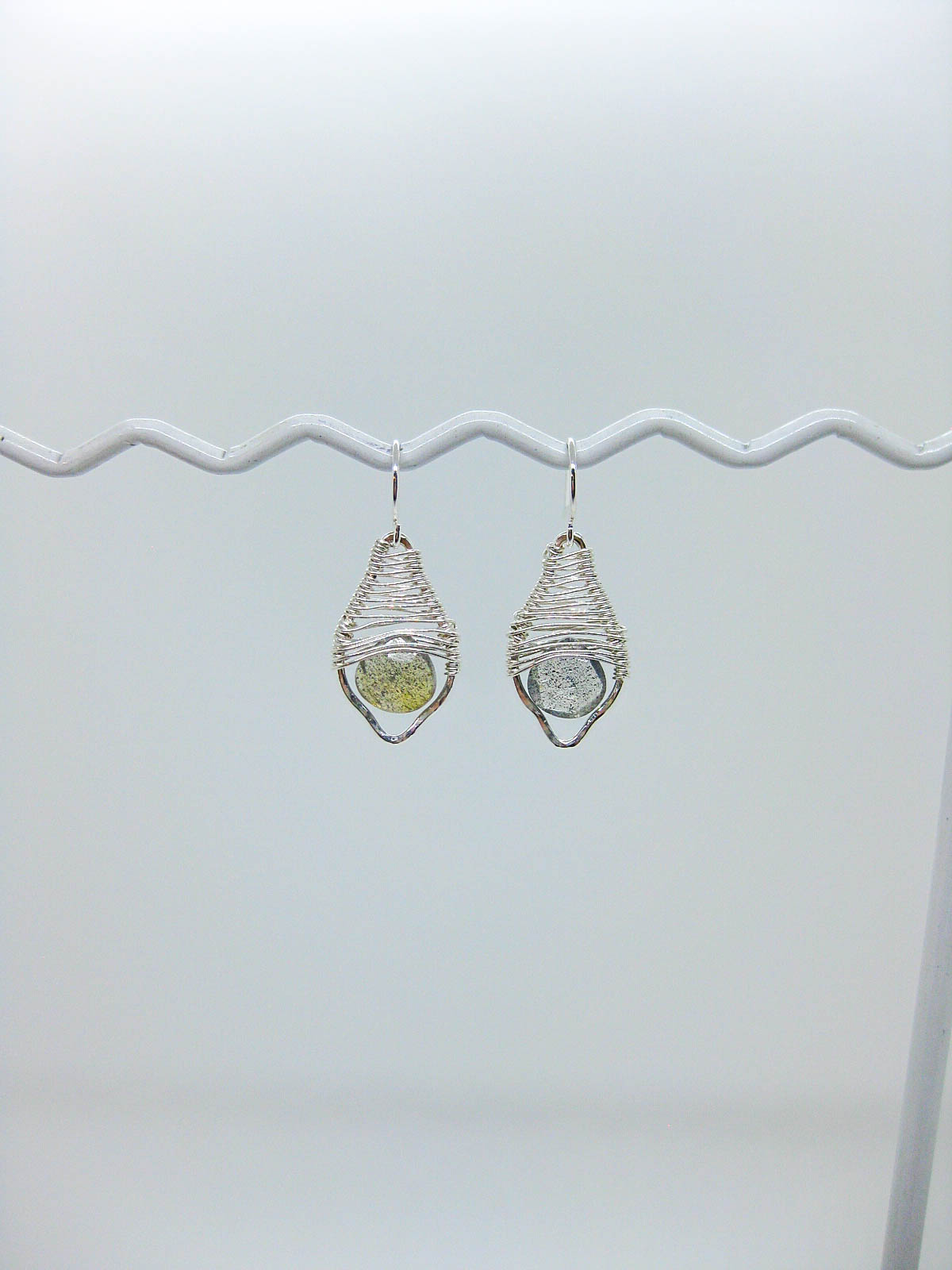 Petal: Labradorite Earrings