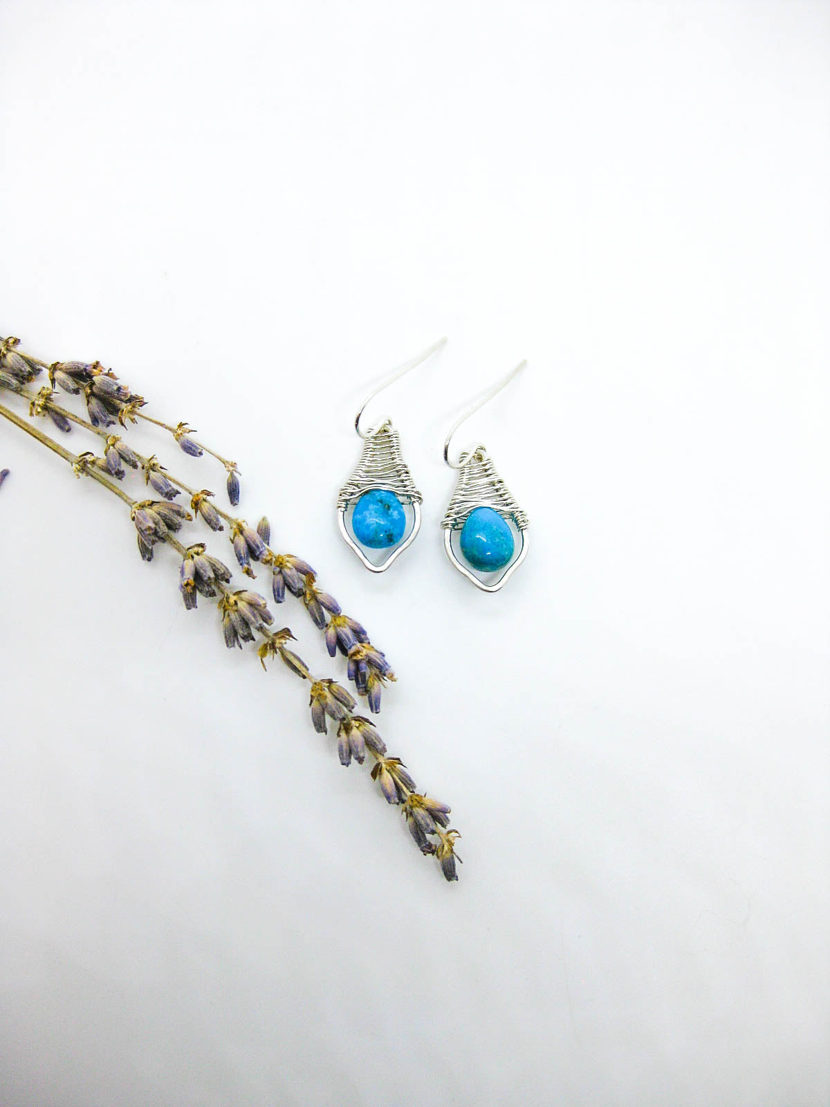 Petal: Turquoise Earrings