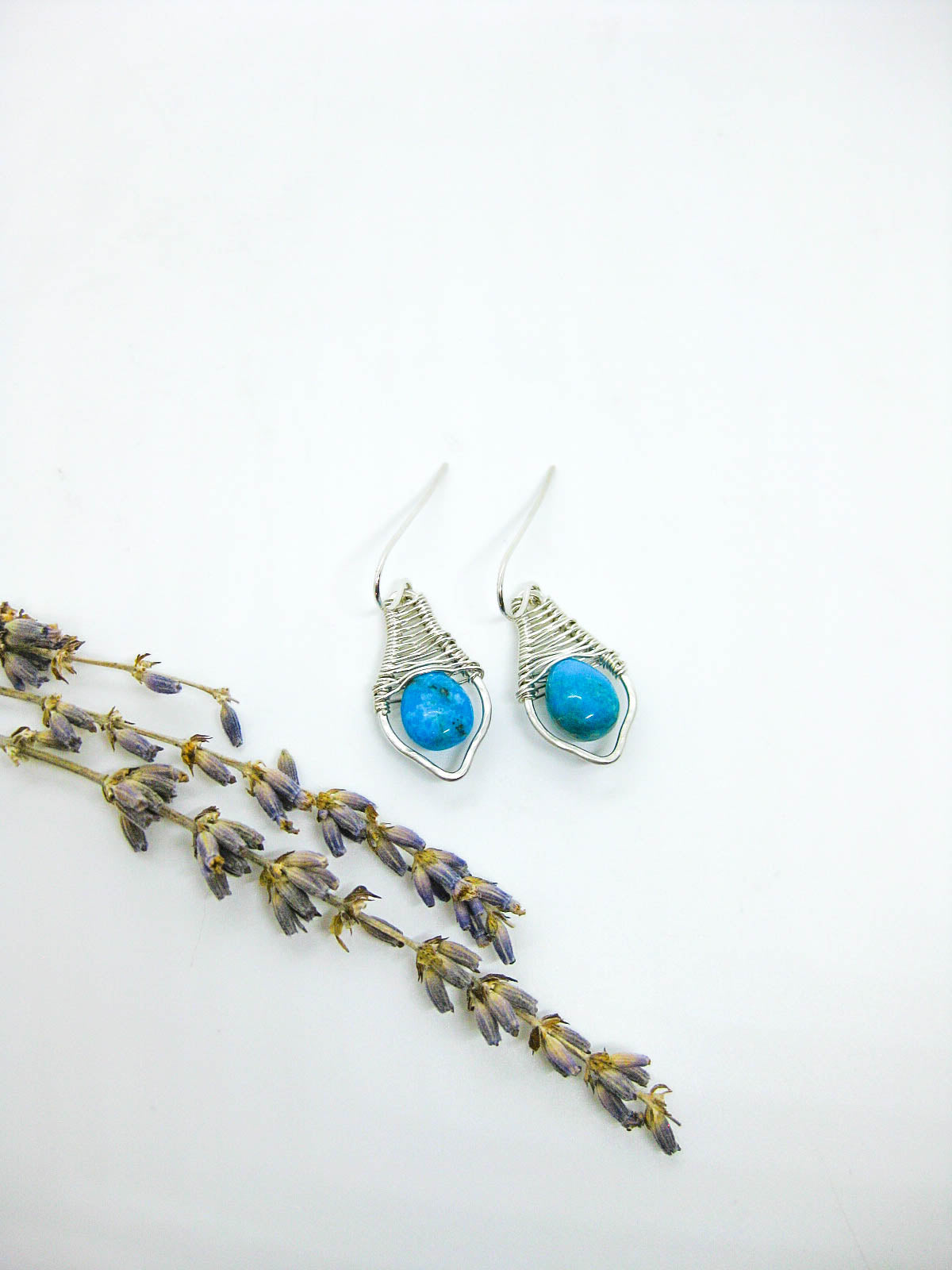 Petal: Turquoise Earrings