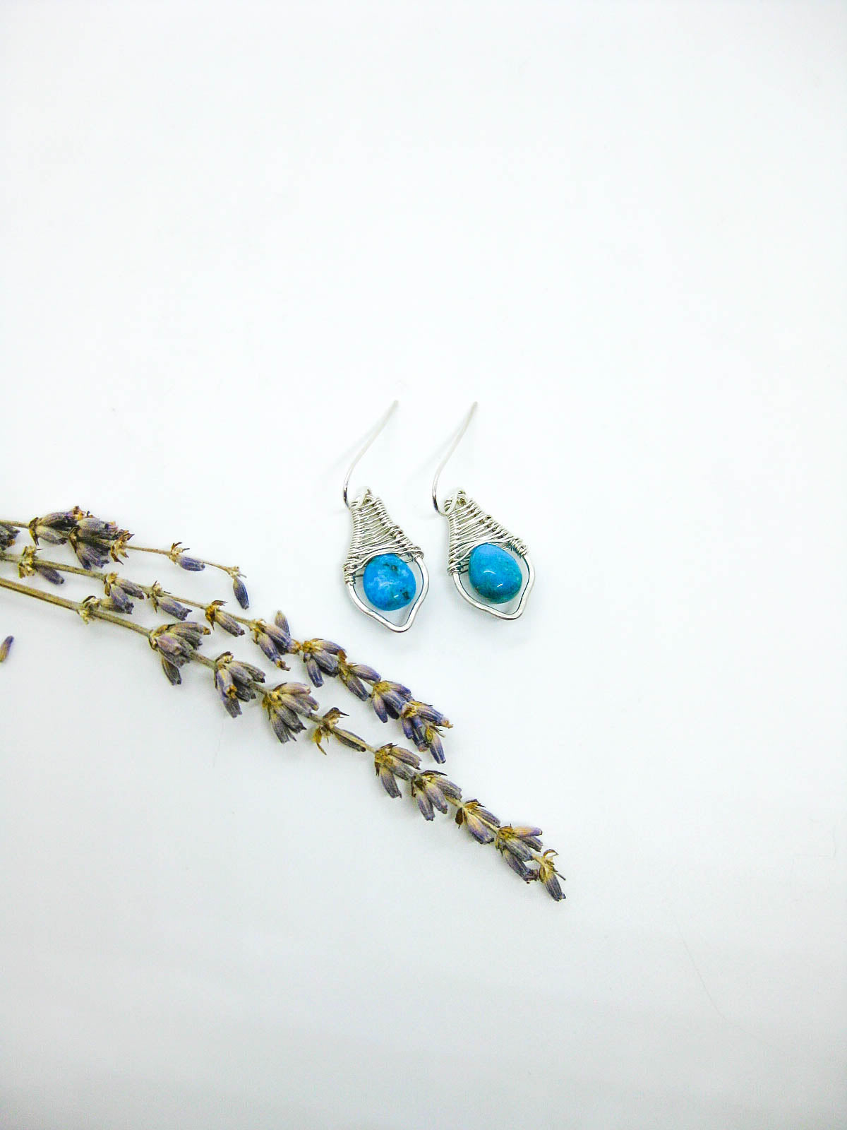 Petal: Turquoise Earrings
