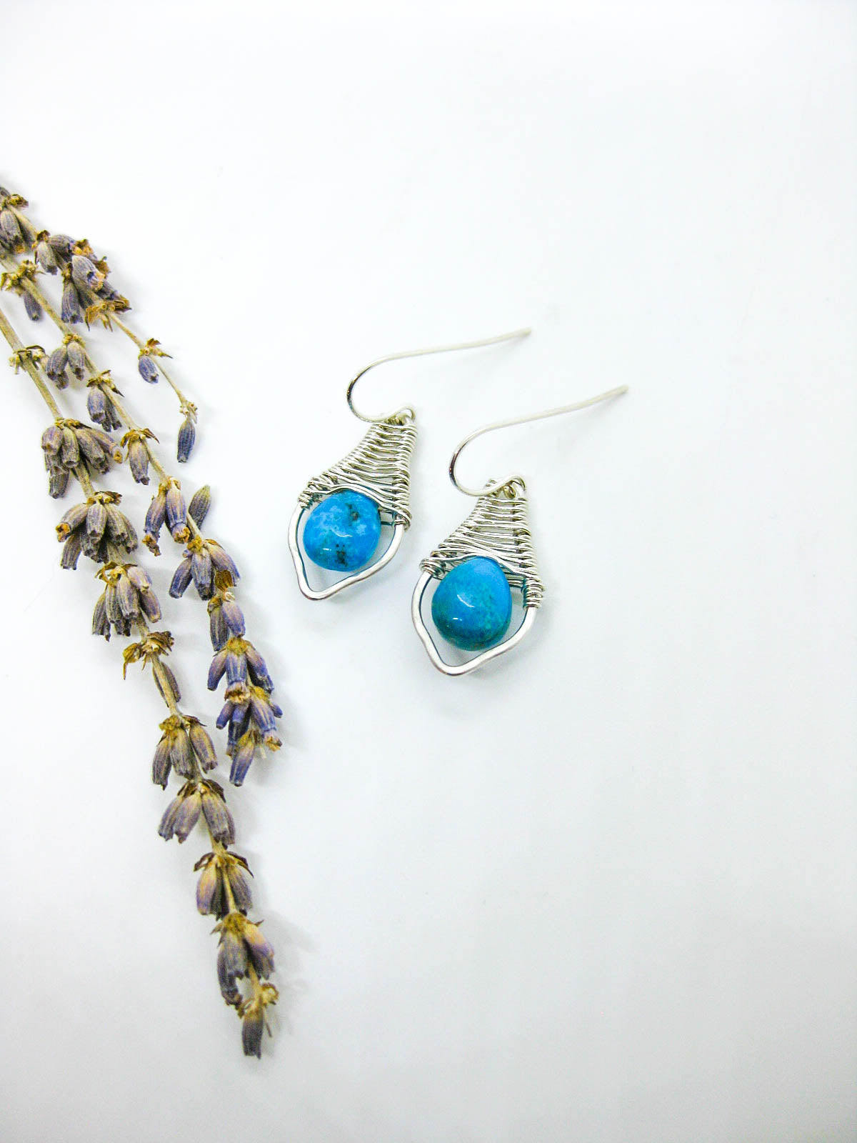 Petal: Turquoise Earrings