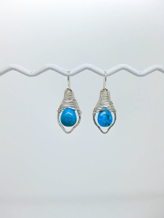 Petal: Turquoise Earrings