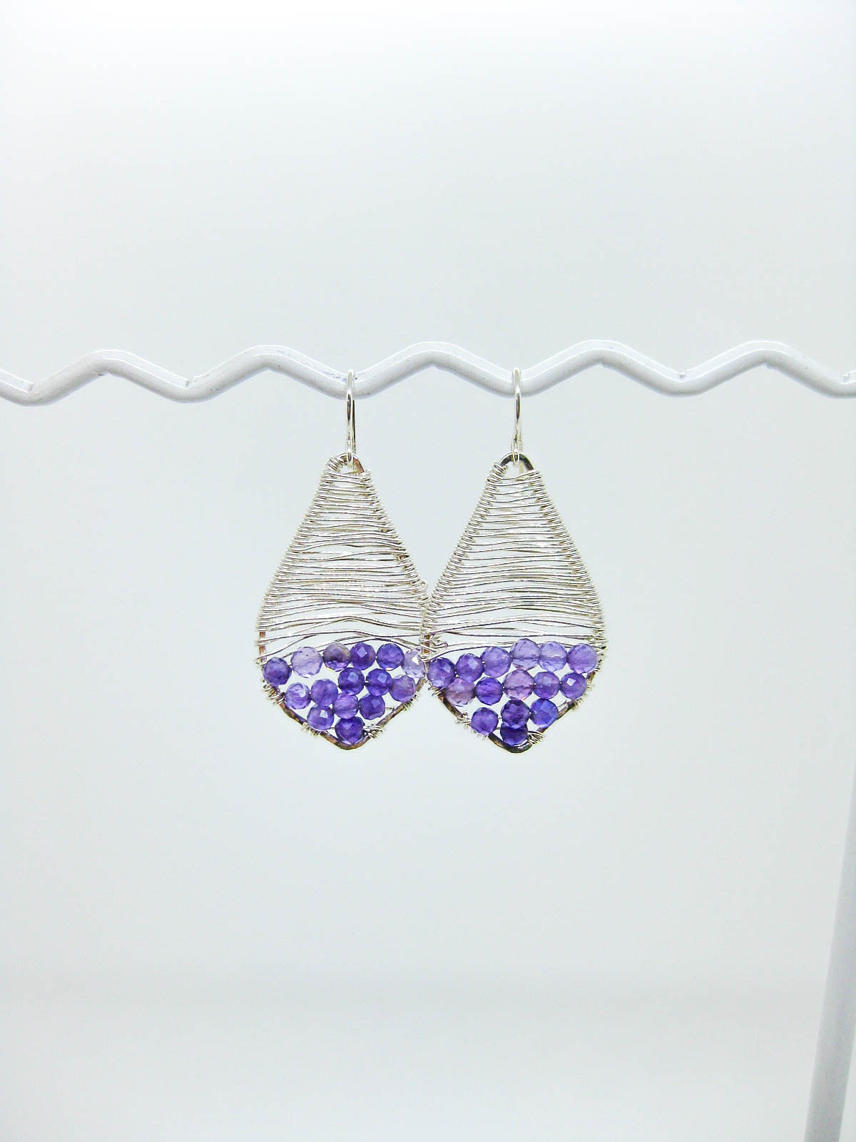 Stargazer: Amethyst Earrings