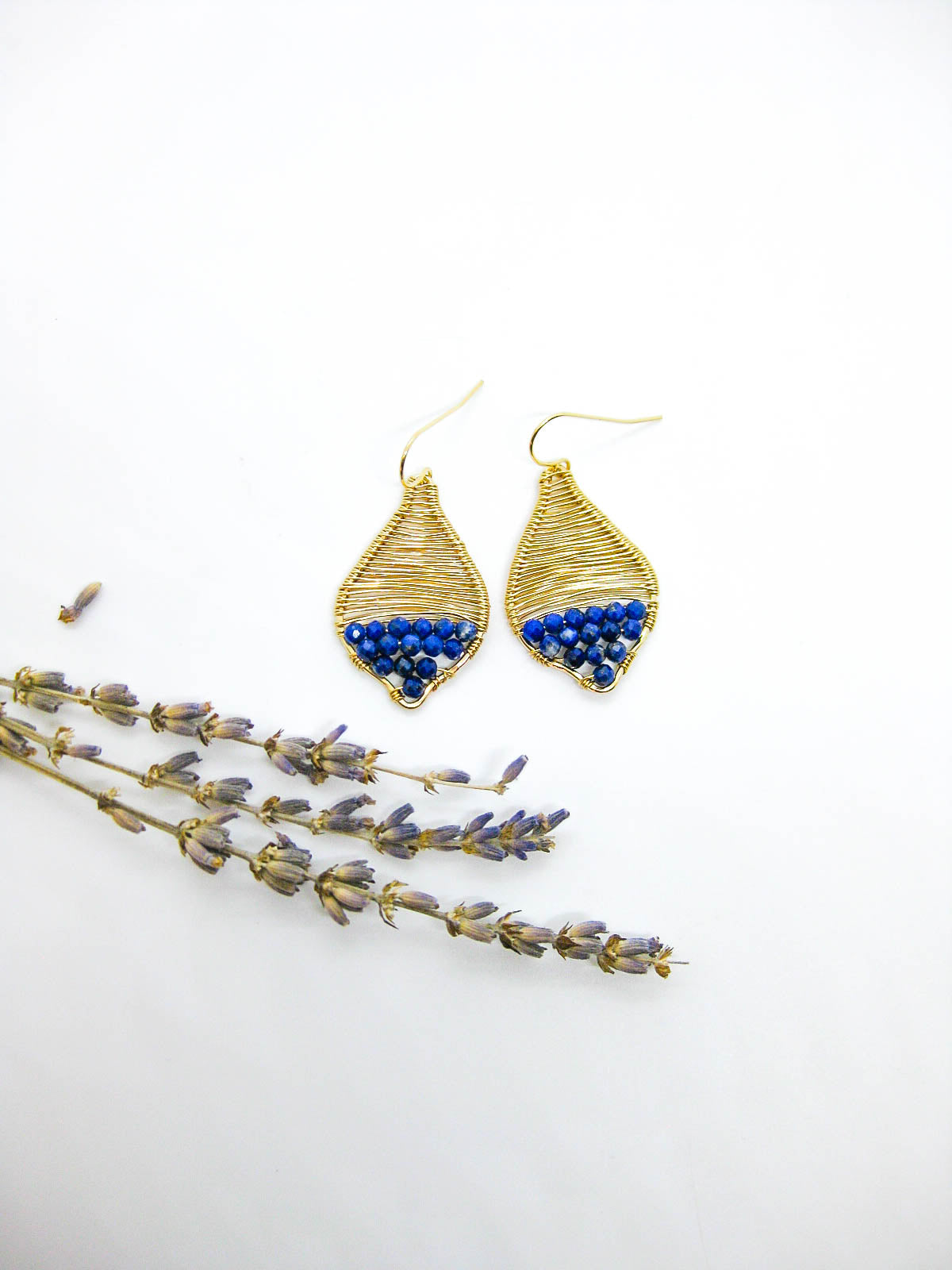 Stargazer: Lapis Earrings