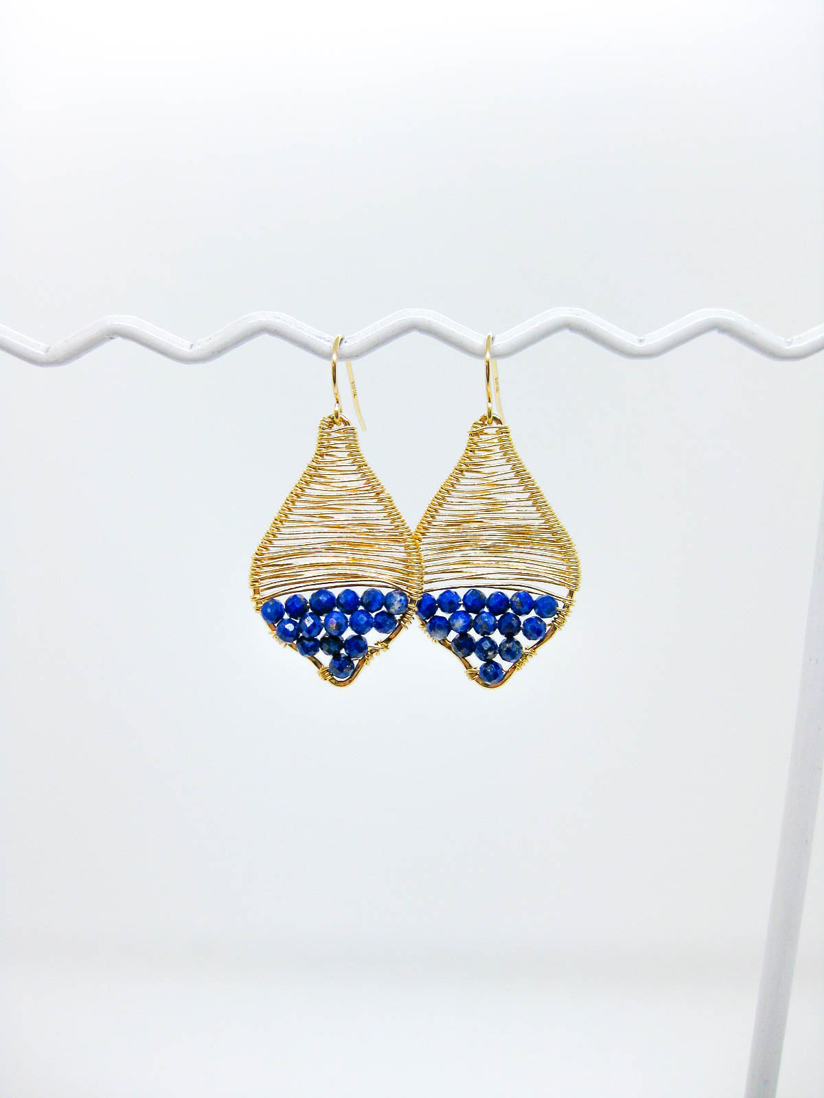 Stargazer: Lapis Earrings