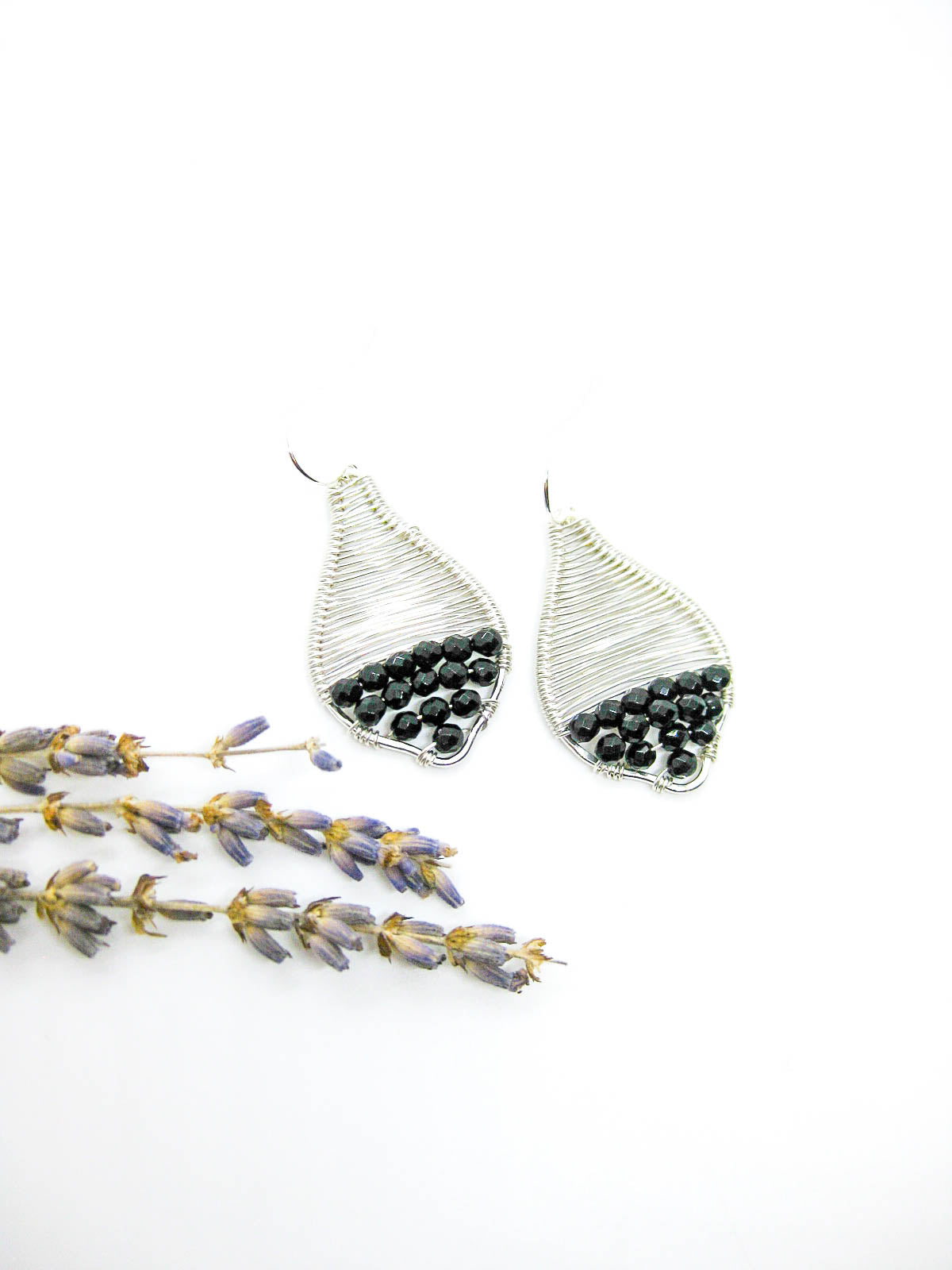 Stargazer: Onyx Earrings