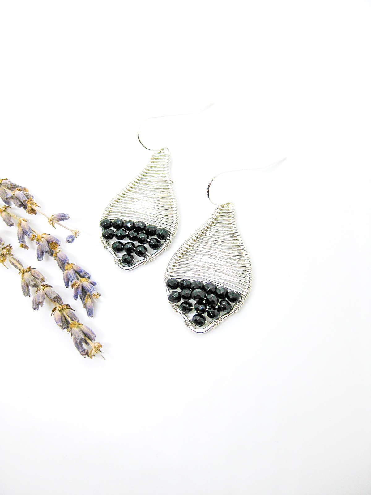 Stargazer: Onyx Earrings