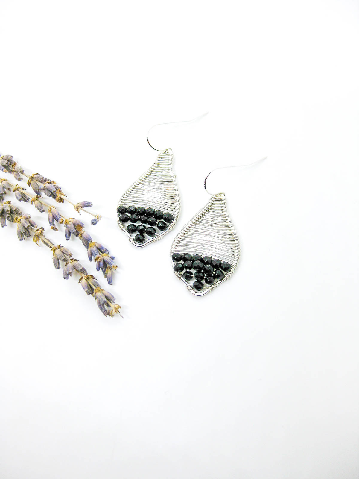 Stargazer: Onyx Earrings