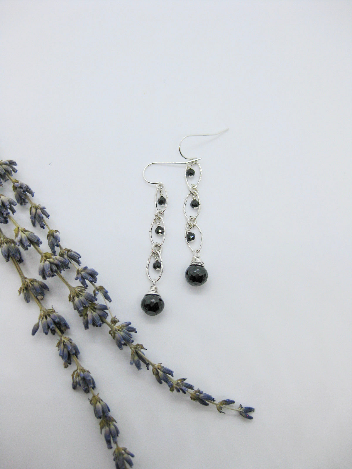 Lilac: Onyx Earrings