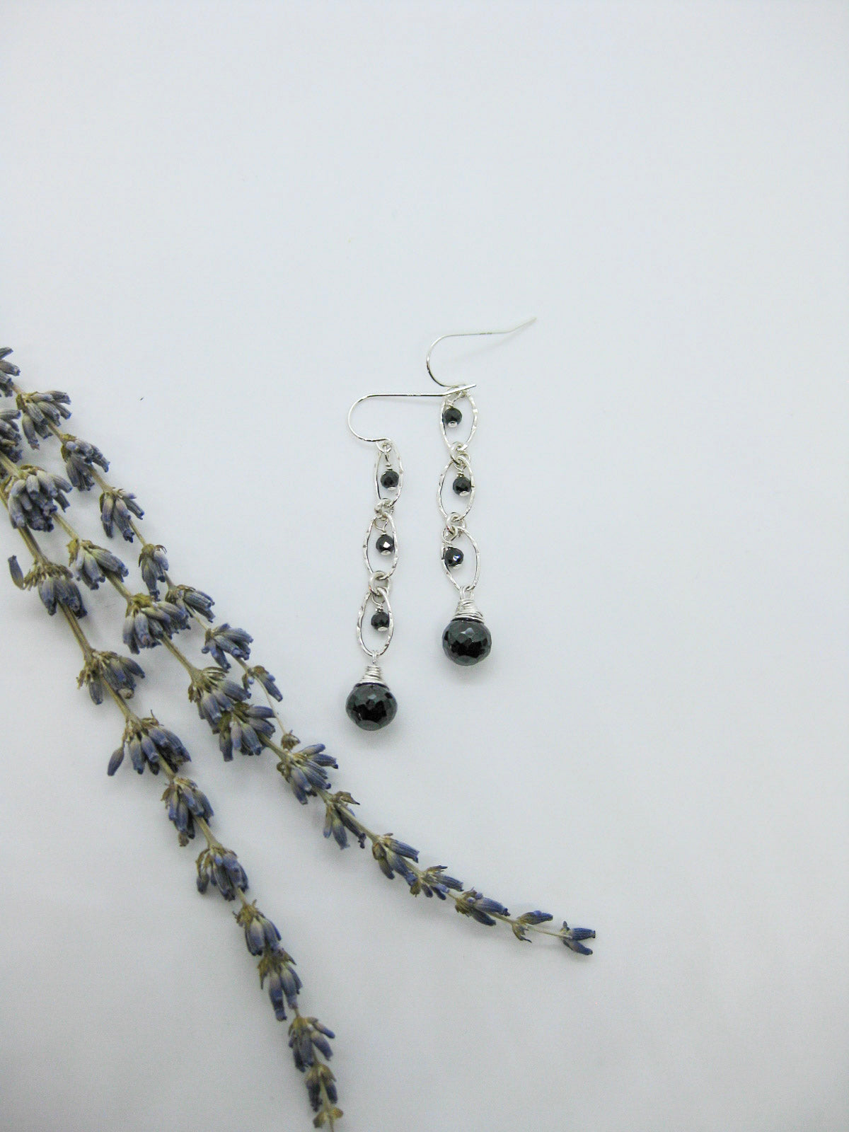 Lilac: Onyx Earrings