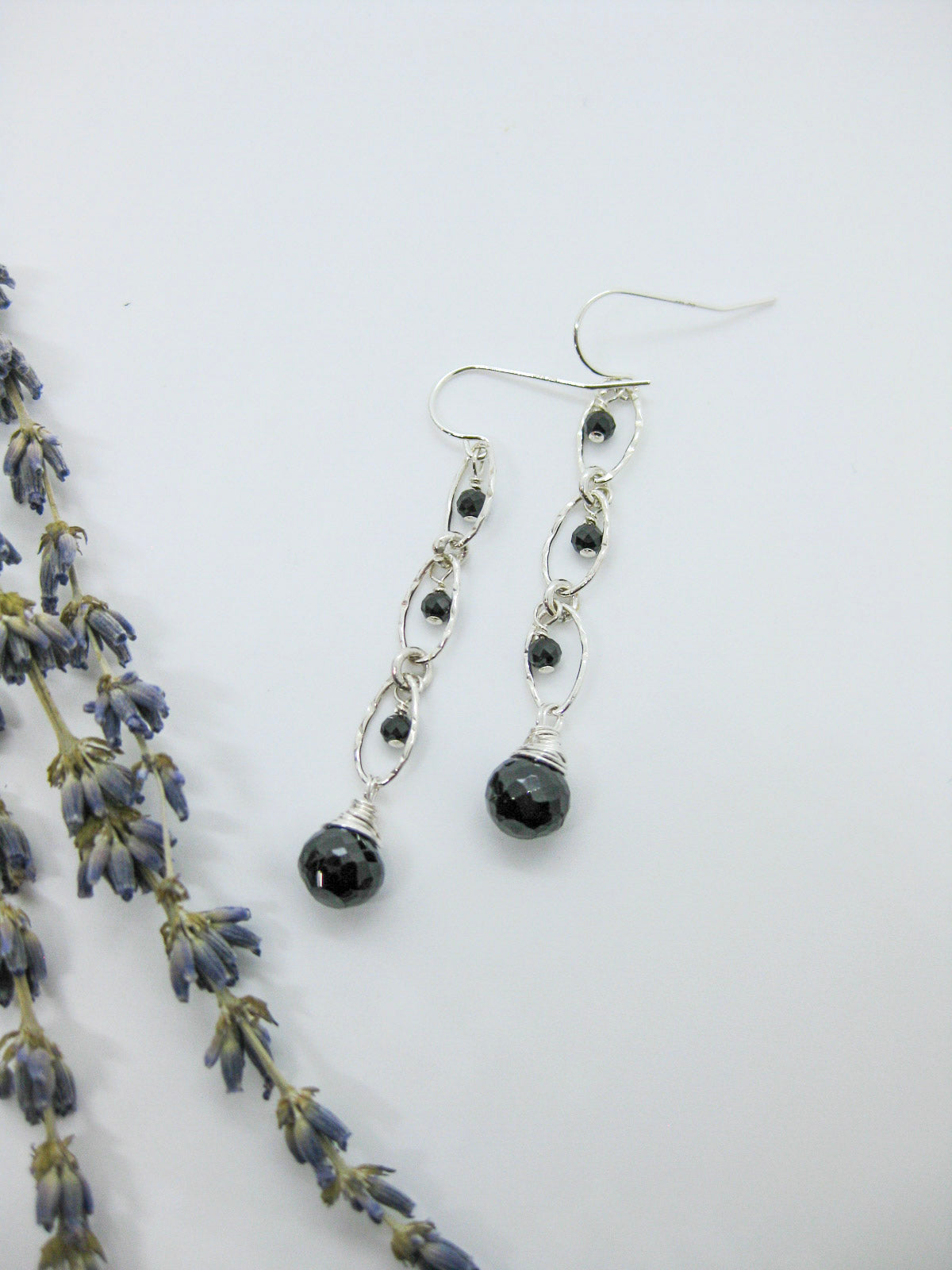 Lilac: Onyx Earrings