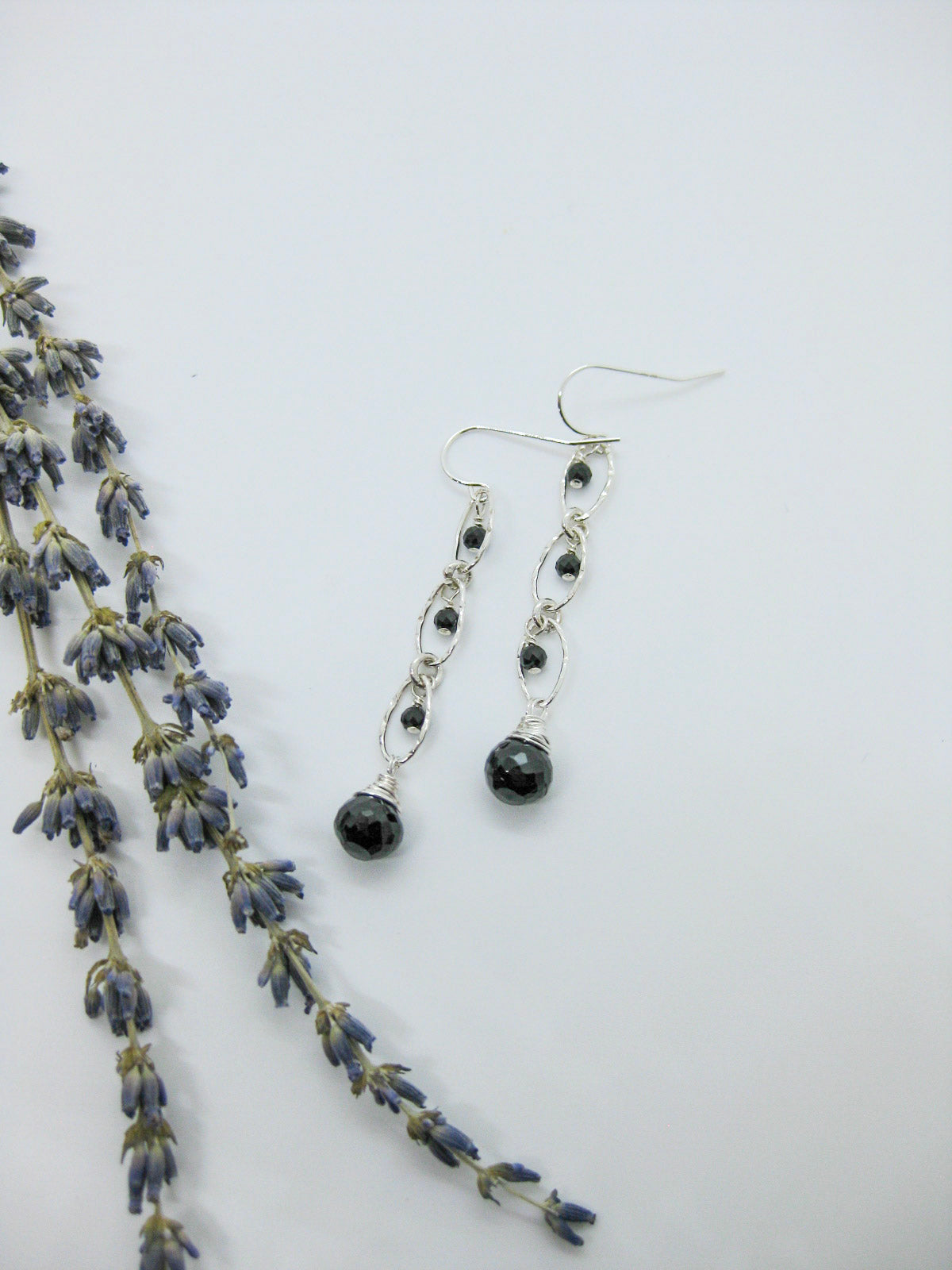 Lilac: Onyx Earrings