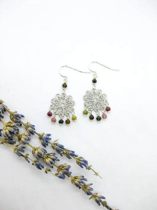 Willow: Tourmaline Earrings - e713