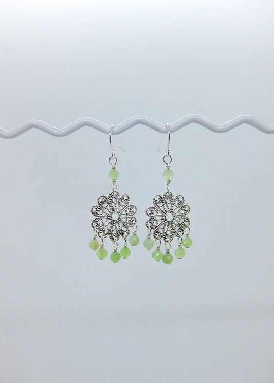 Willow: Jade Earrings - e714