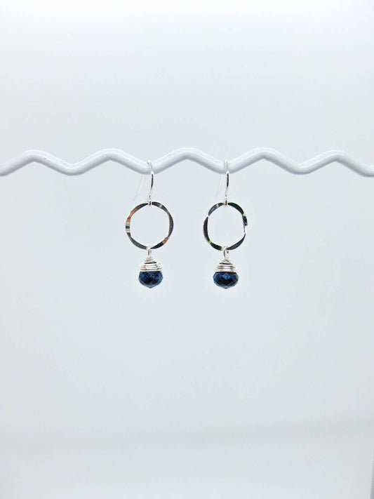 Daisy: Lapis Earrings - e730