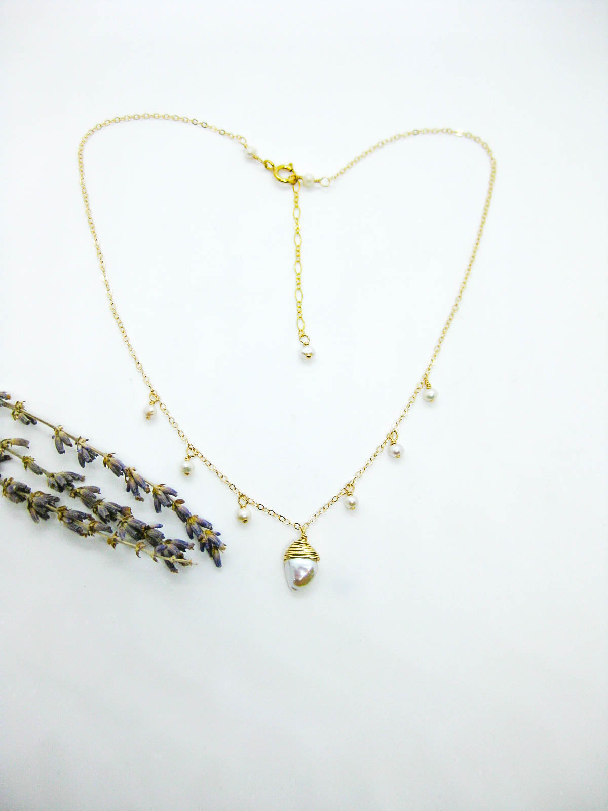 Chamomile: Pearl Necklace