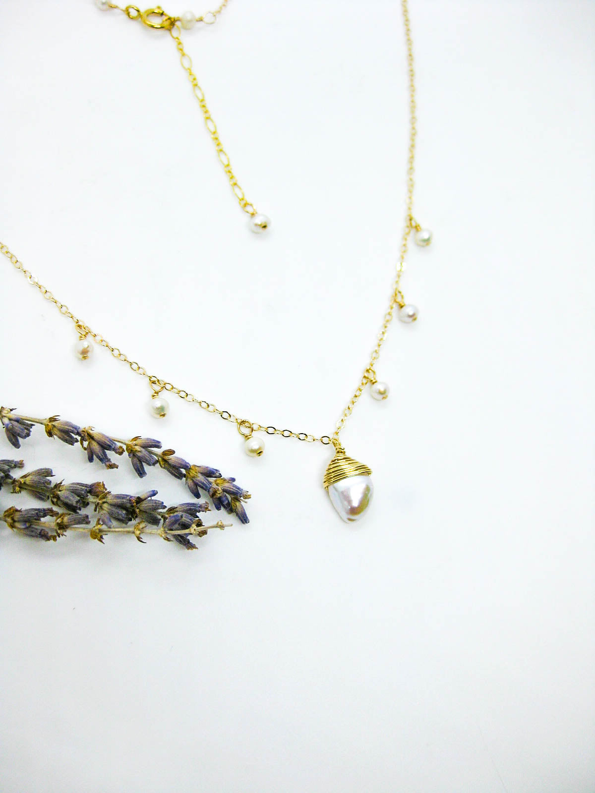 Chamomile: Pearl Necklace