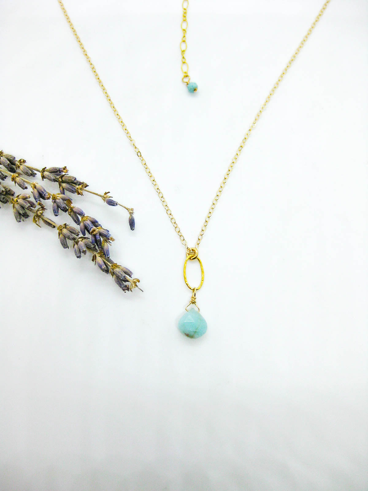 Chrysanthe: Larimar Necklace