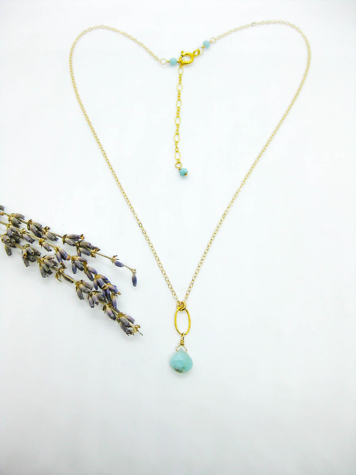 Chrysanthe: Larimar Necklace