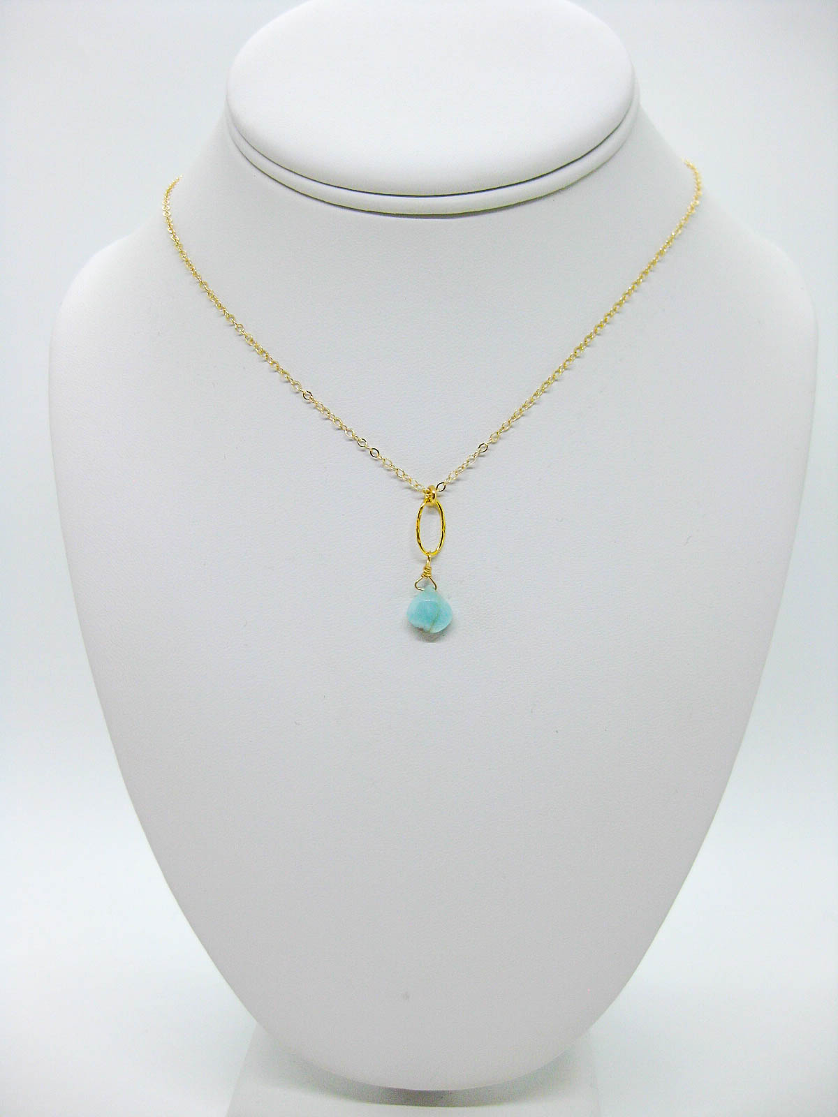 Chrysanthe: Larimar Necklace
