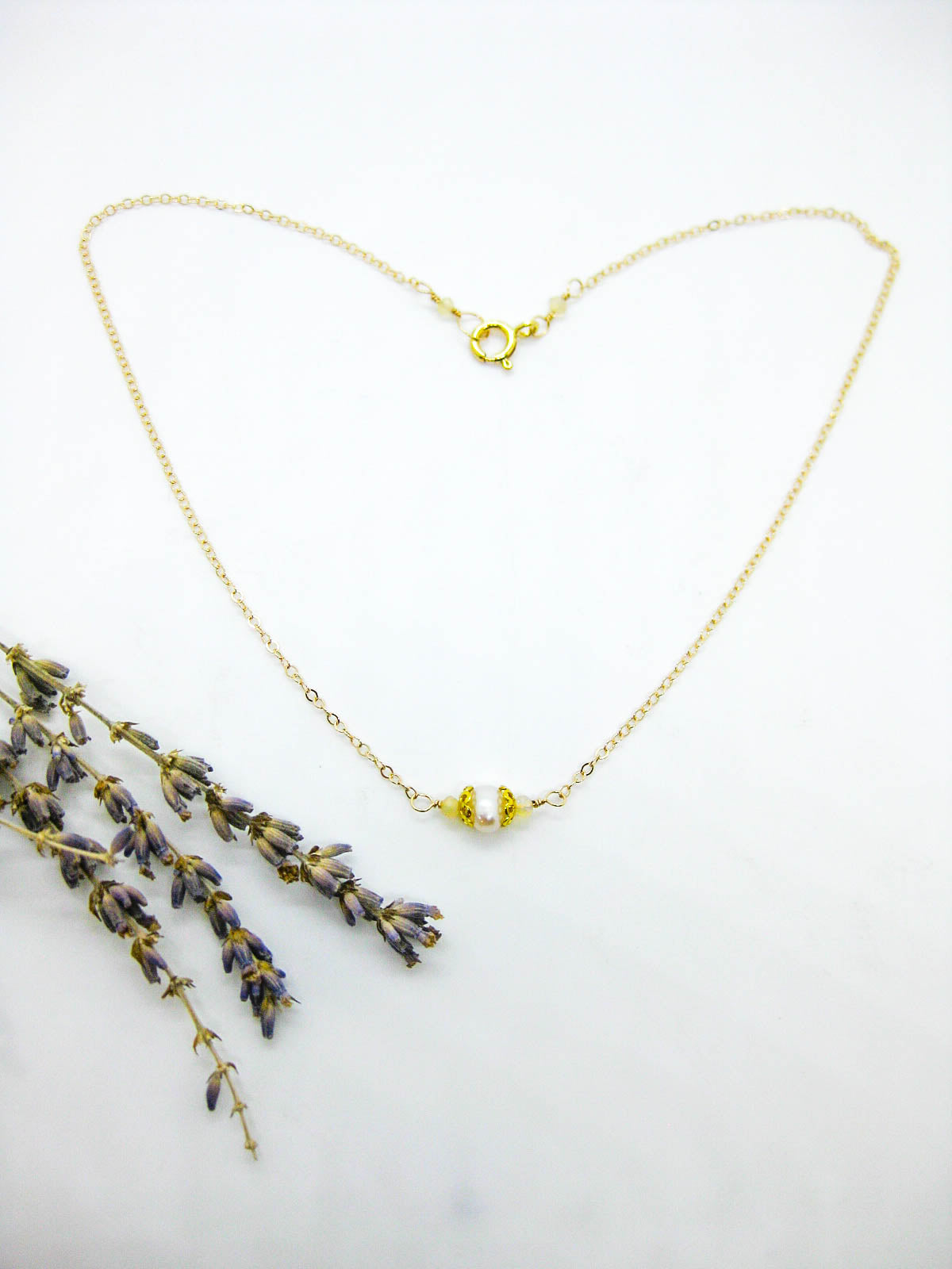 Heather: Opal Pearl Choker