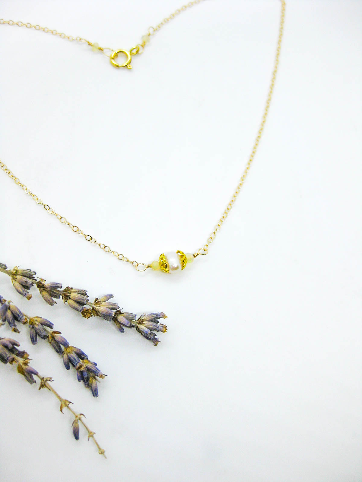 Heather: Opal Pearl Choker