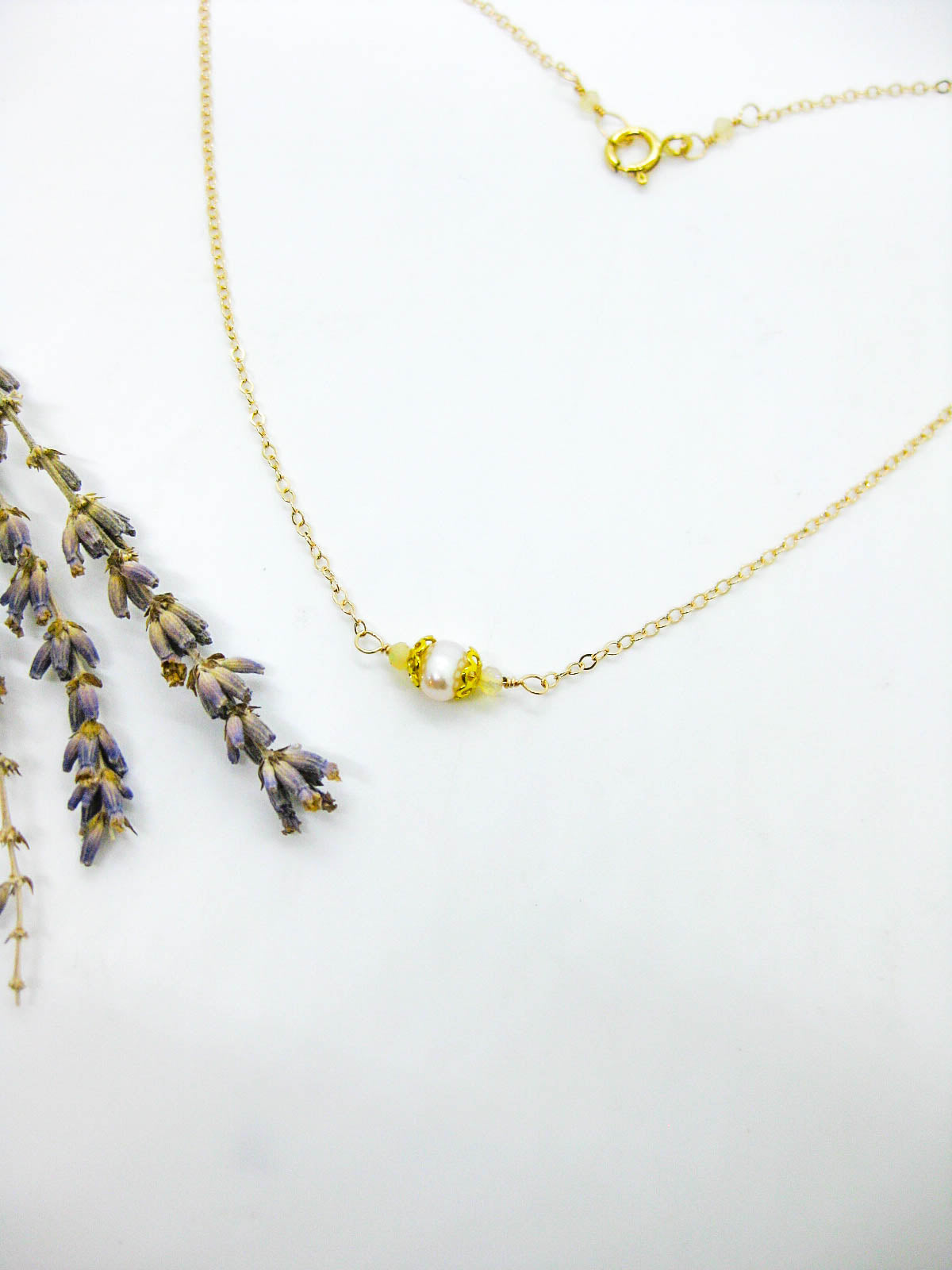 Heather: Opal Pearl Choker