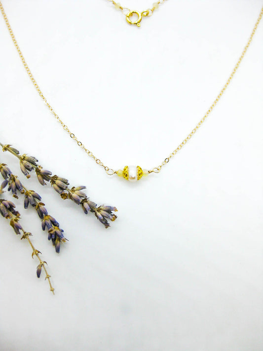 Heather: Opal Pearl Choker