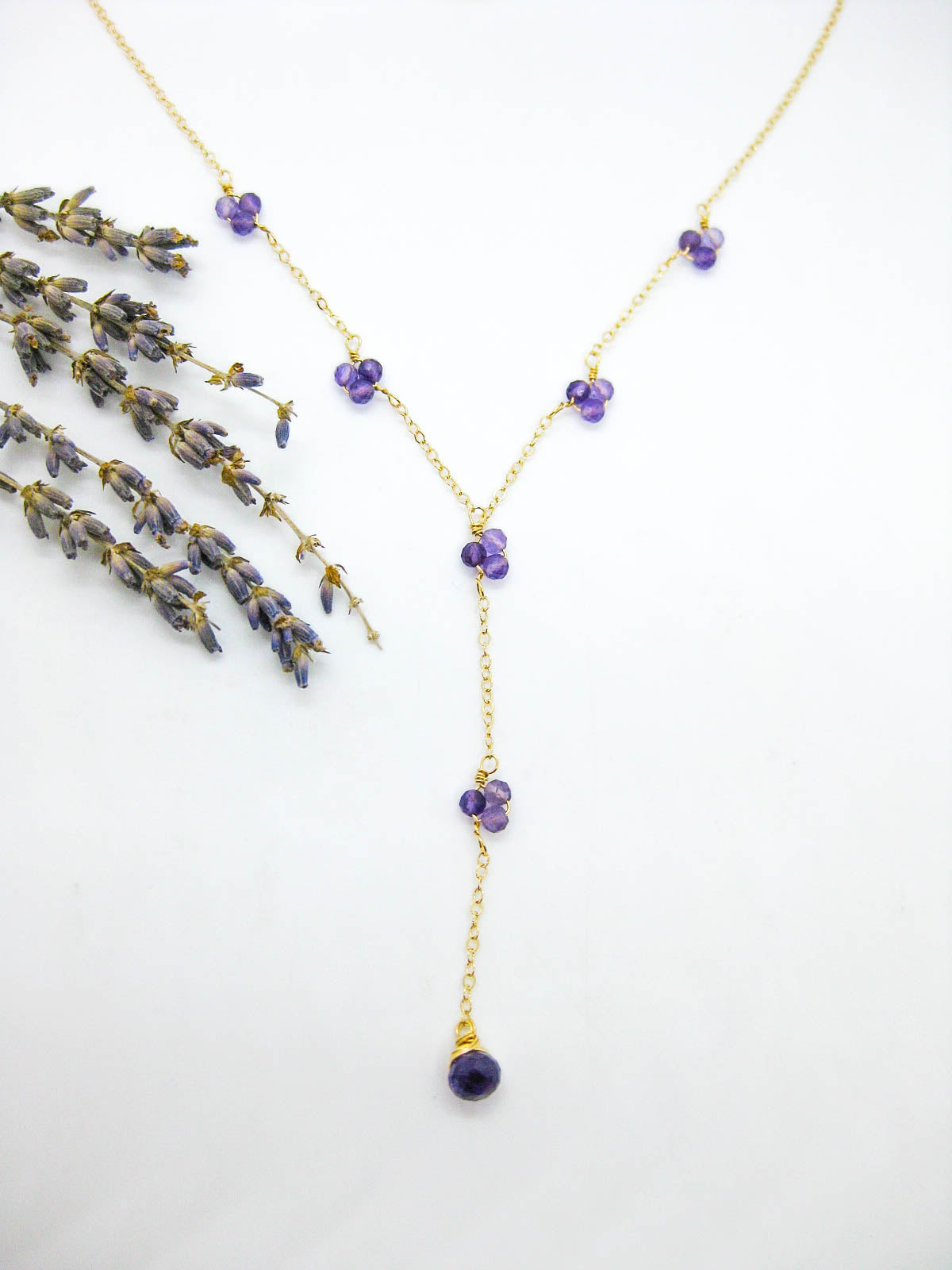 Hyacinth Drop Necklace