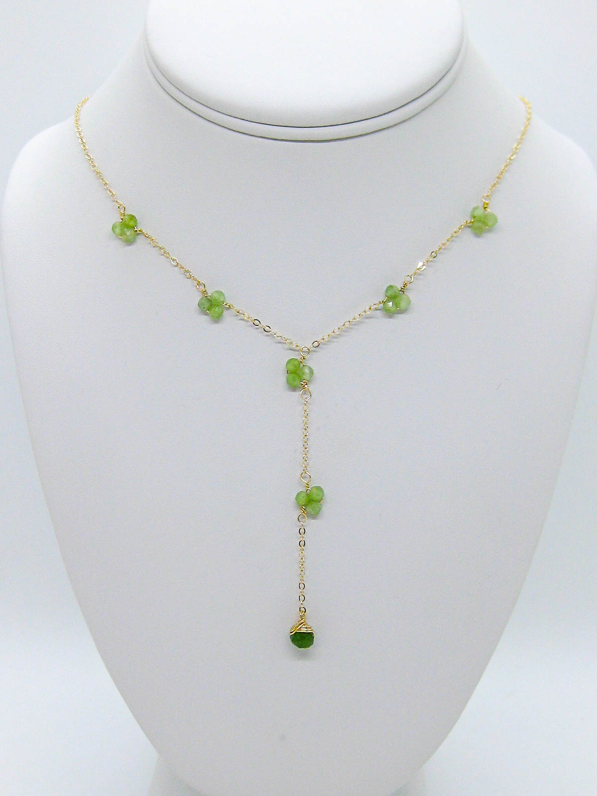 Hyacinth: Jade Drop Necklace