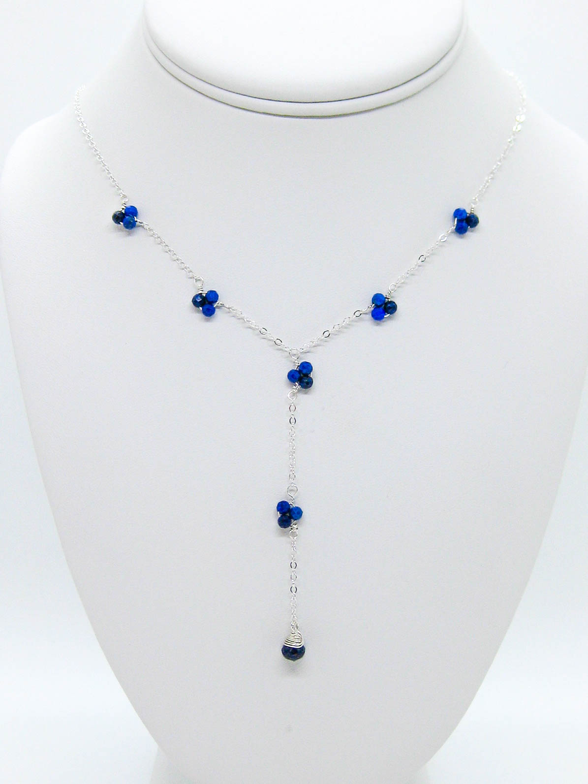 Hyacinth: Lapis Drop Necklace