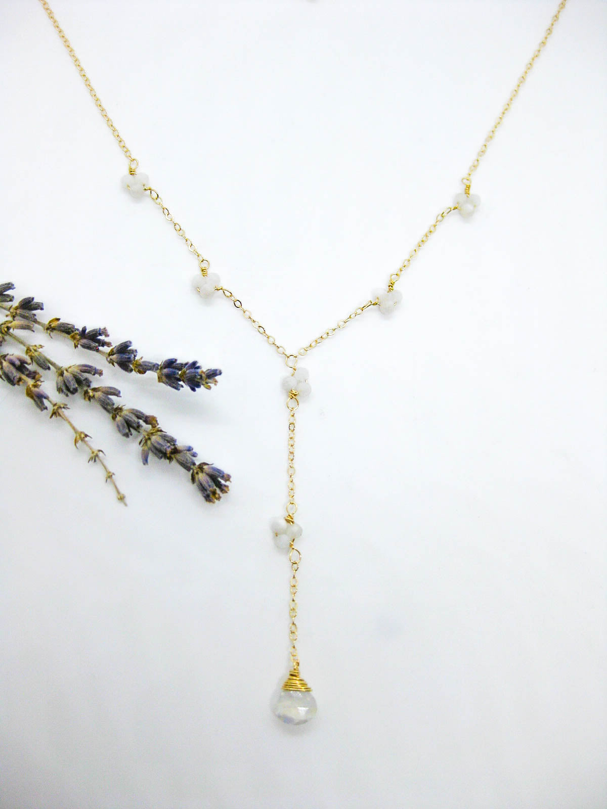 Hyacinth Drop Necklace